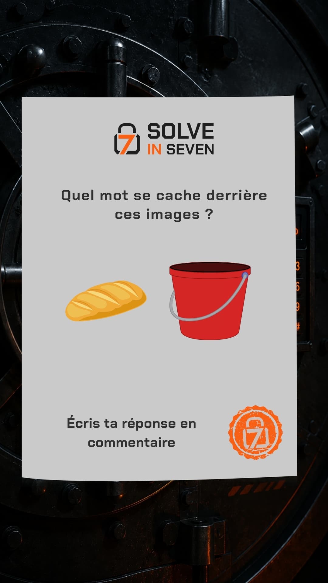 Image de l’énigme Rébus : deux images, un mot
