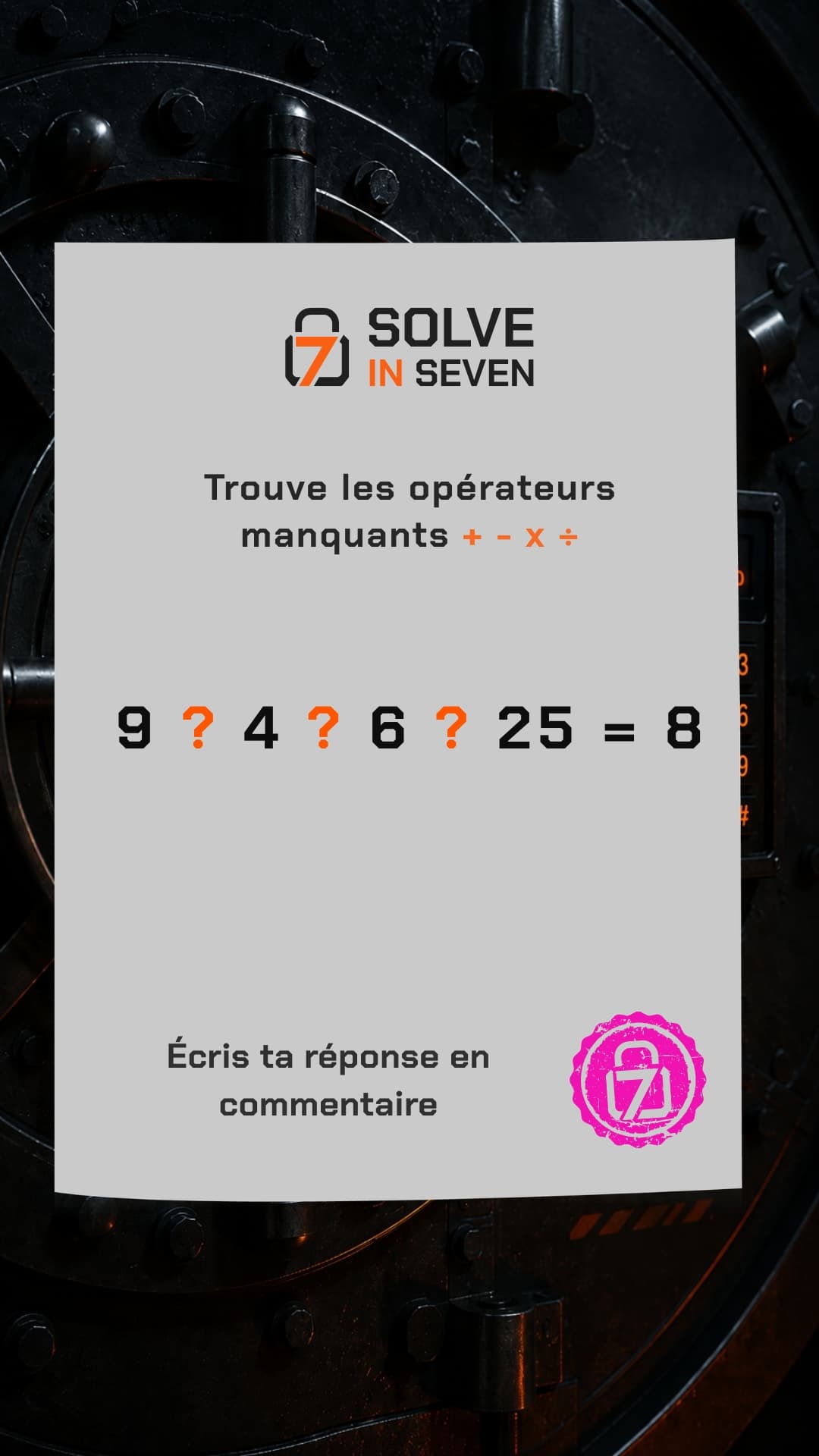Image de l’énigme Trois signes à trouver