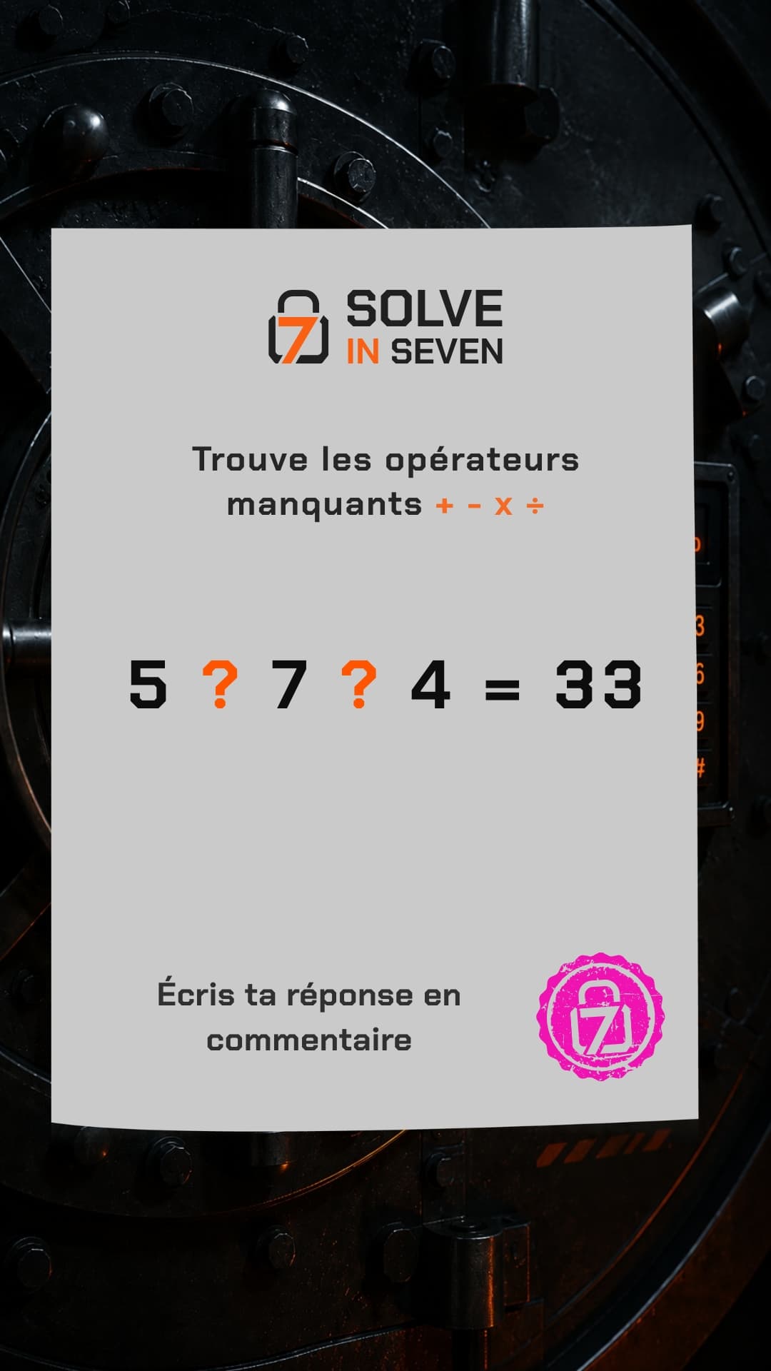 Image de l’énigme Deux signes, un piège